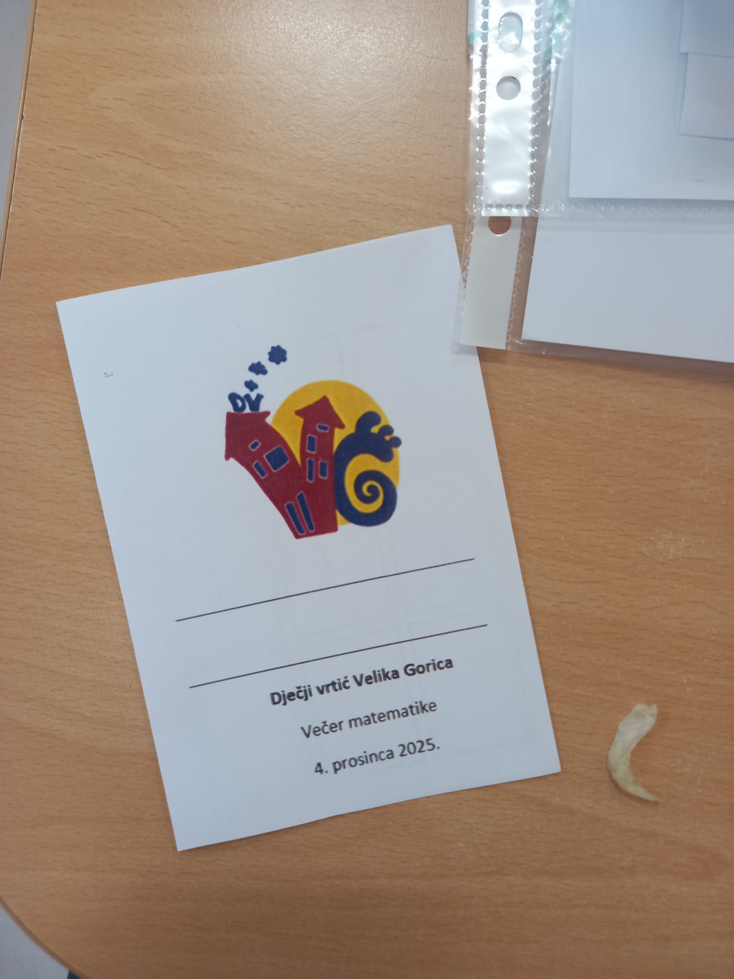 VEČER MATEMATIKE U NAŠEM VRTIĆU